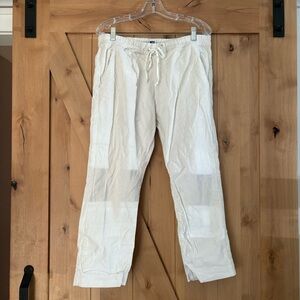 NSF Drawstring Corduroy Cropped Pants Size Small